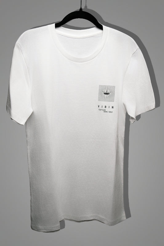 Vibin' Captain King Drip Signature Organic Cotton Tee