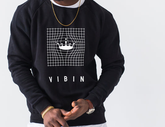 Vibin' Capt King Drip Signature Crewneck